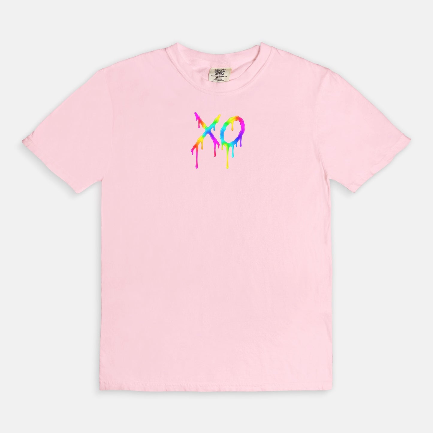 FIRST PRESS - HUMAN EDITION - UNISEX TEE - "Neon XO"