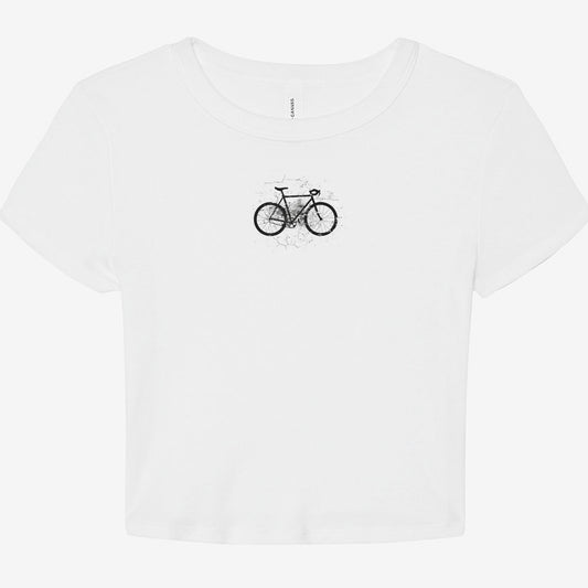FIRST PRESS - HUMAN EDITION - WOMEN'S MICRO RIB BABY TEE - "Urban Endurance"
