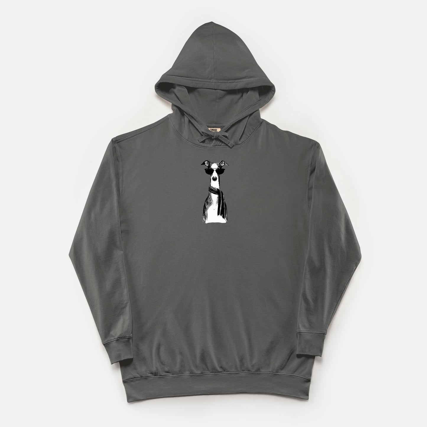 FIRST PRESS - HUMAN EDITION - UNISEX LIGHTWEIGHT HOODED SWEATSHIRT - "Fashion Dog"