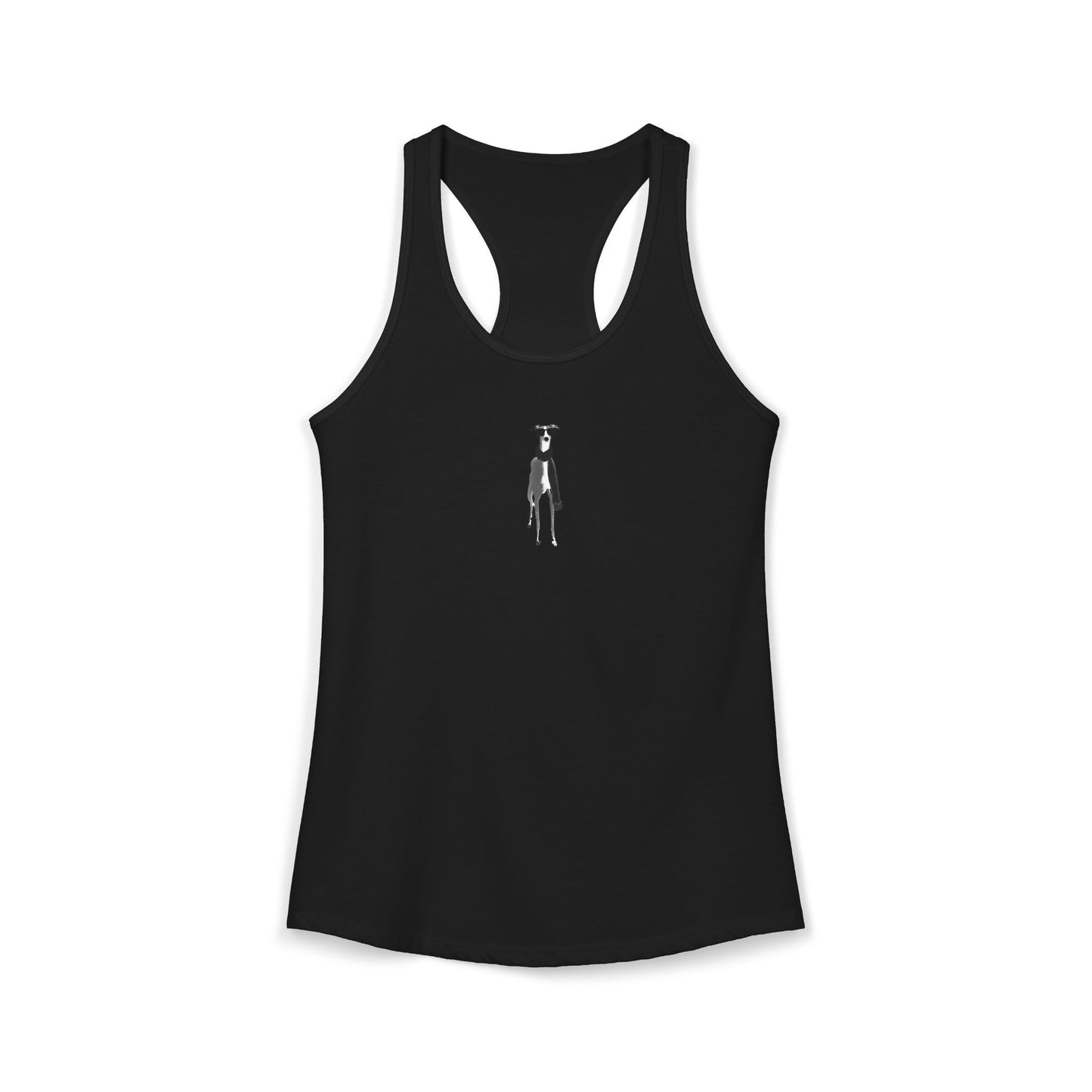 FIRST PRESS - HUMAN EDITION - WOMEN'S RACERBACK TANK TOP - "Fashion Dog"