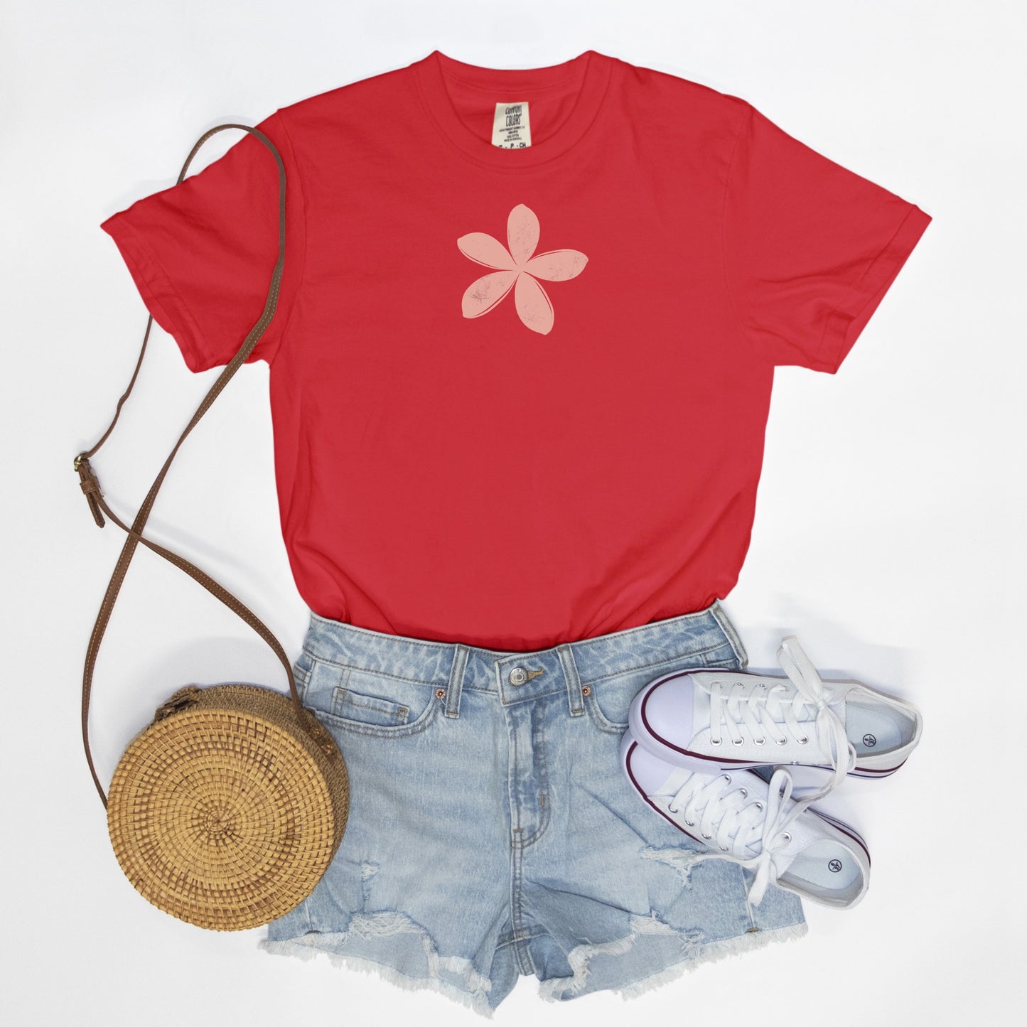 FIRST PRESS - HUMAN EDITION - UNISEX TEE - "Ghost Flower"