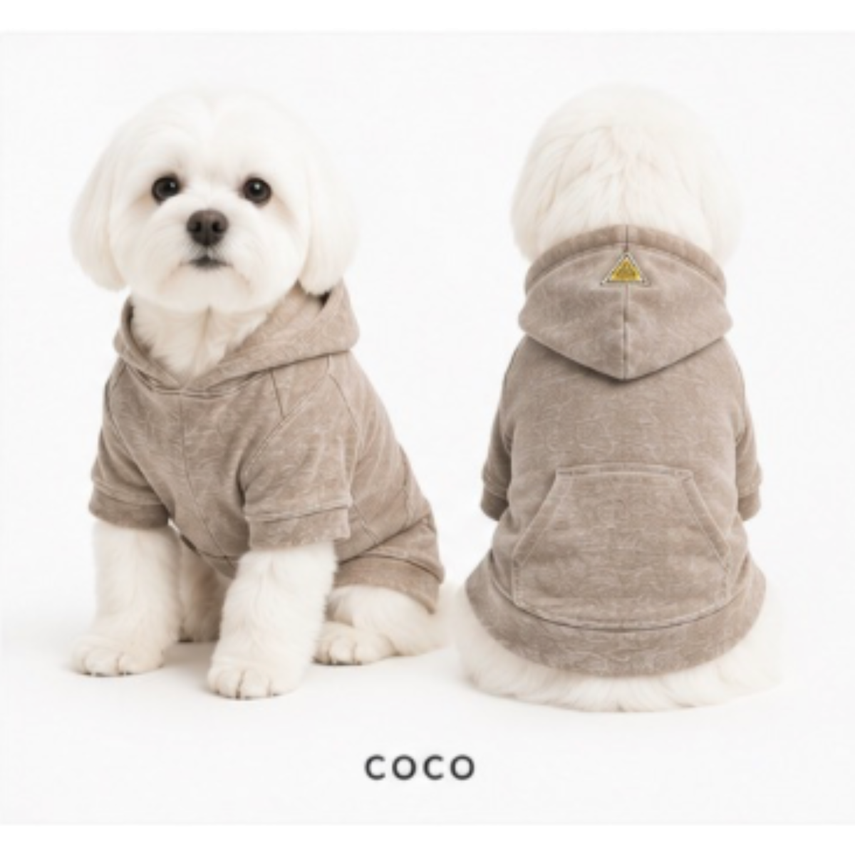 FIRST PRESS - PETS - URBAN CORE COLLECTION - Burnout Washed Hoodie