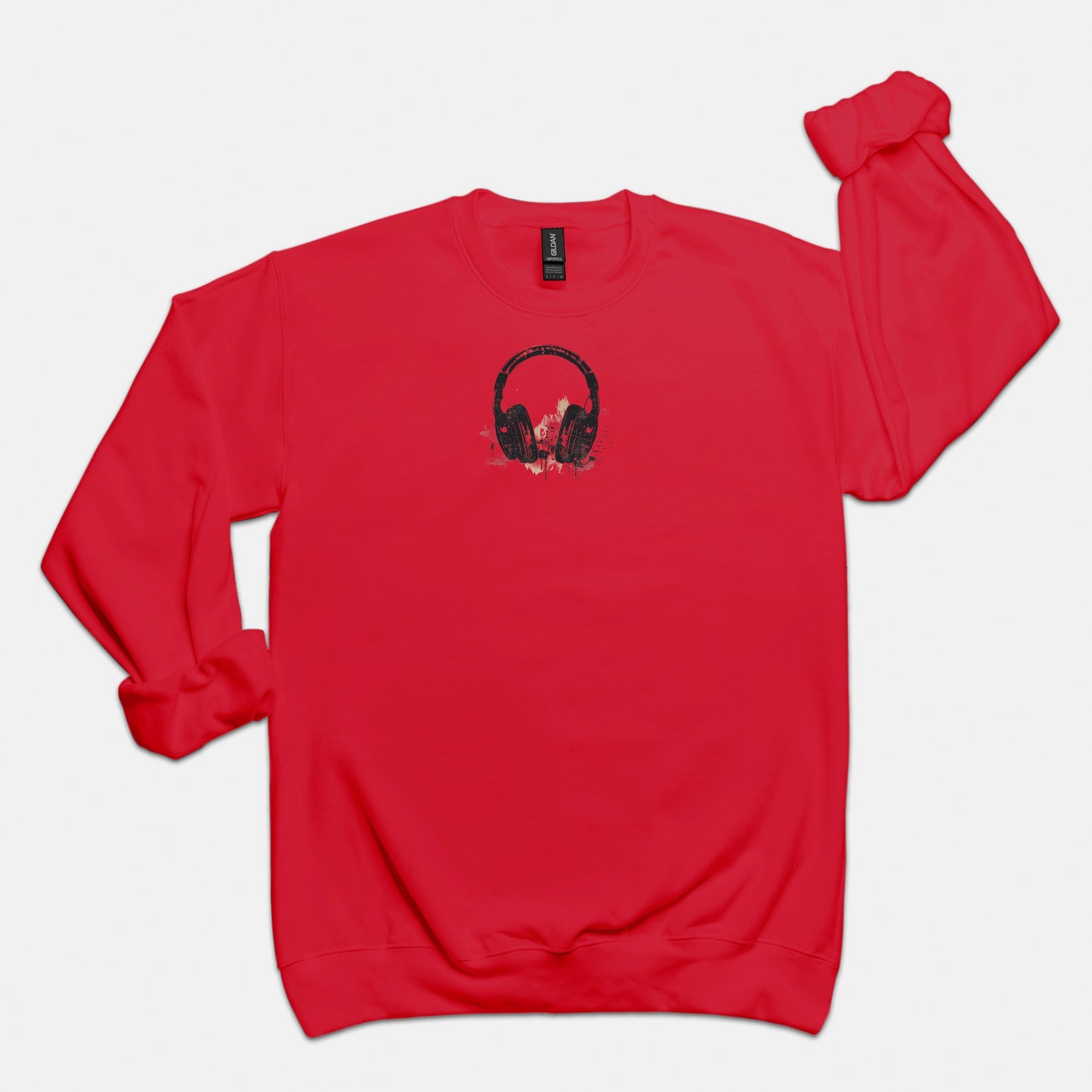 FIRST PRESS - HUMAN EDITION - UNISEX CREWNECK SWEATSHIRT - "After Hours Headphones"