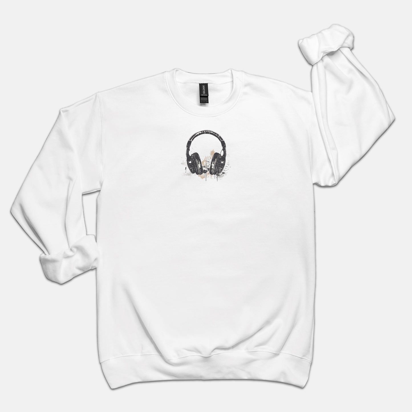 FIRST PRESS - HUMAN EDITION - UNISEX CREWNECK SWEATSHIRT - "After Hours Headphones"