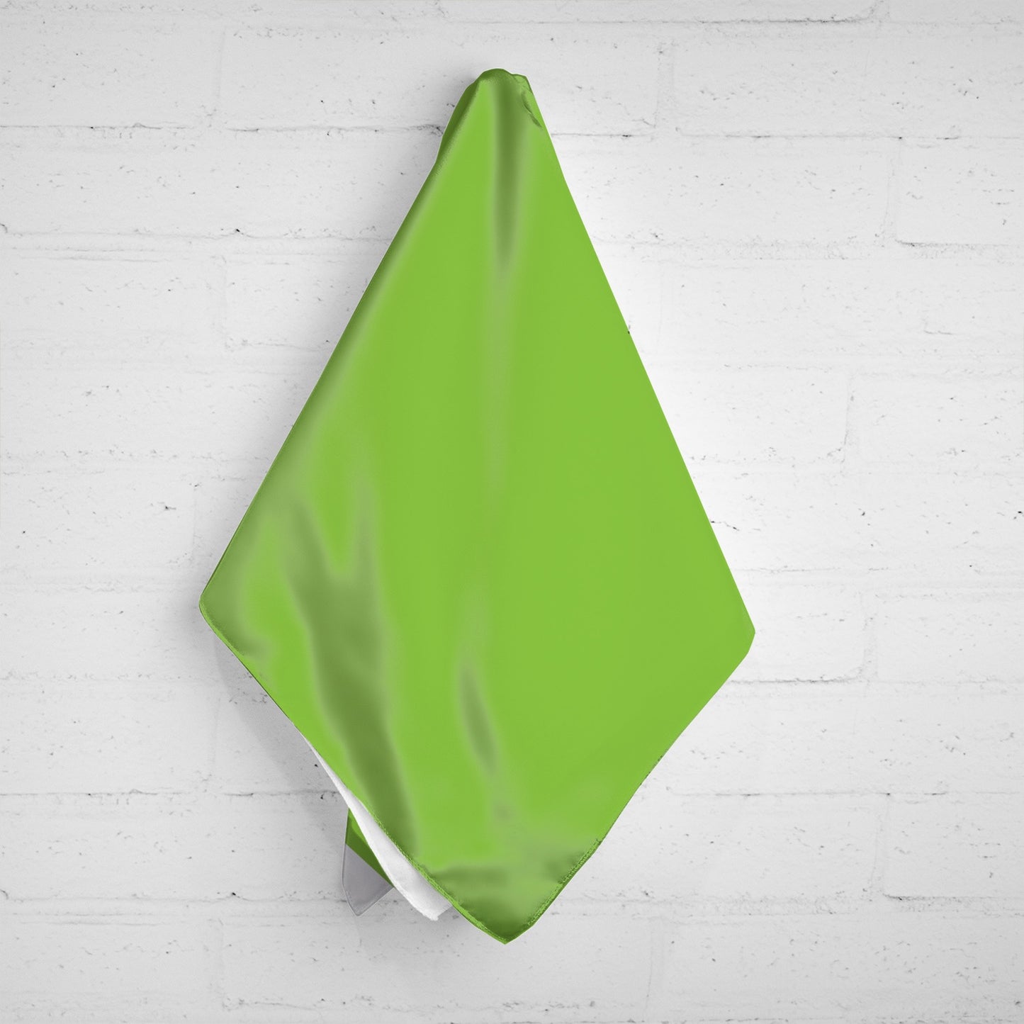 FIRST PRESS - HUMAN EDITION - BANDANA SCARF - Lime Green