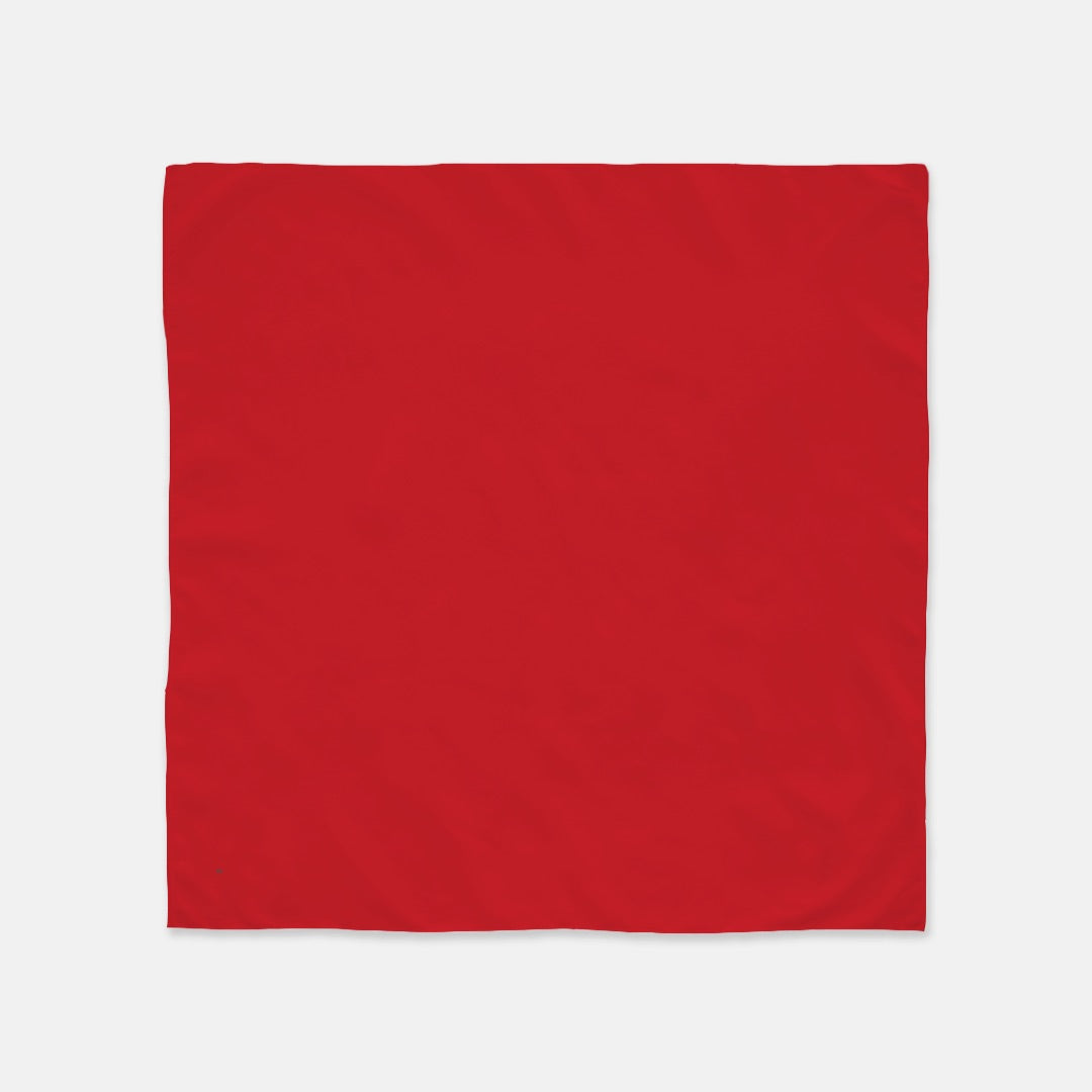 FIRST PRESS - HUMAN EDITION - BANDANA SCARF - Bright Red