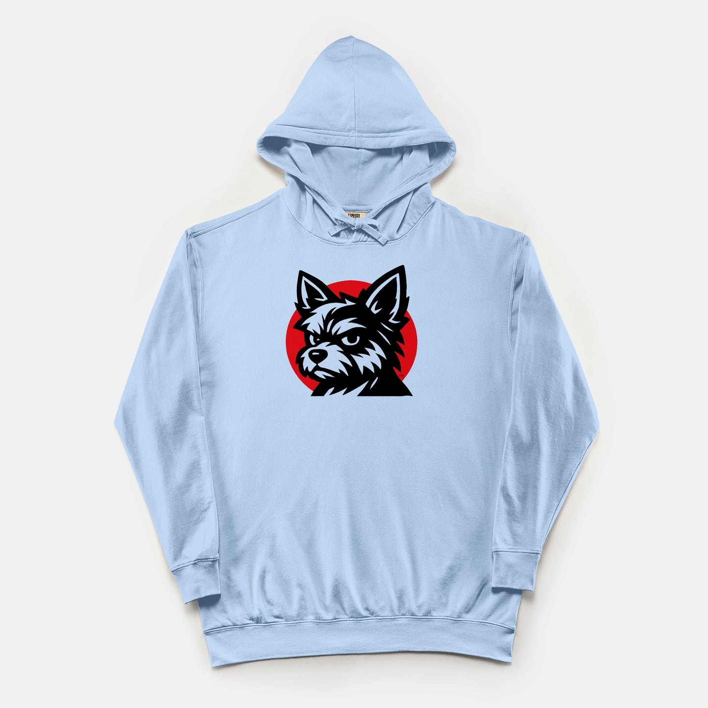 FIRST PRESS - HUMAN EDITION - UNISEX LIGHTWEIGHT HOODED SWEATSHIRT - "Urban Pup"