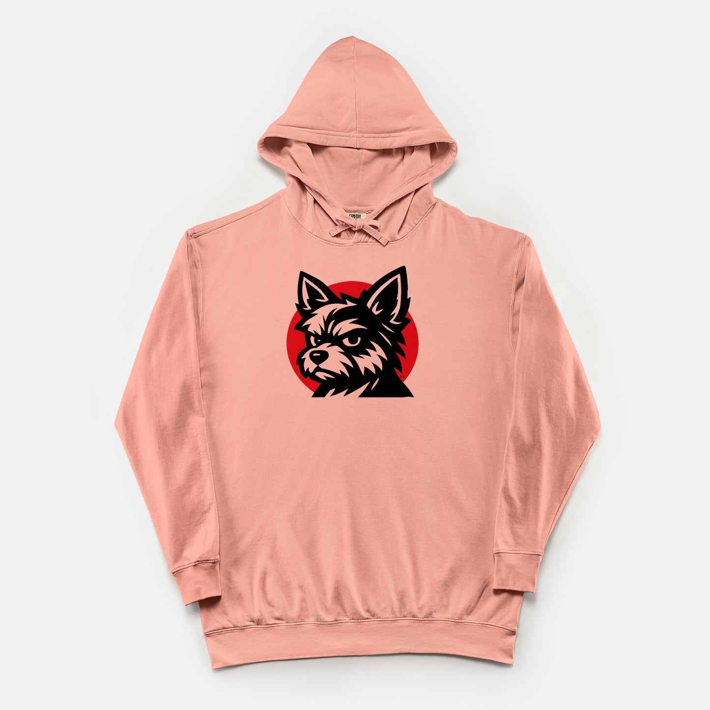 FIRST PRESS - HUMAN EDITION - UNISEX LIGHTWEIGHT HOODED SWEATSHIRT - "Urban Pup"