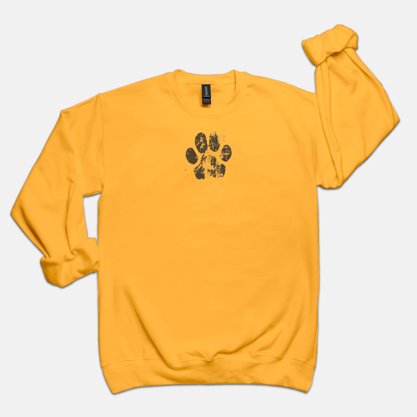 FIRST PRESS - HUMAN EDITION - UNISEX CREWNECK SWEATSHIRT - "Pressed Paw"