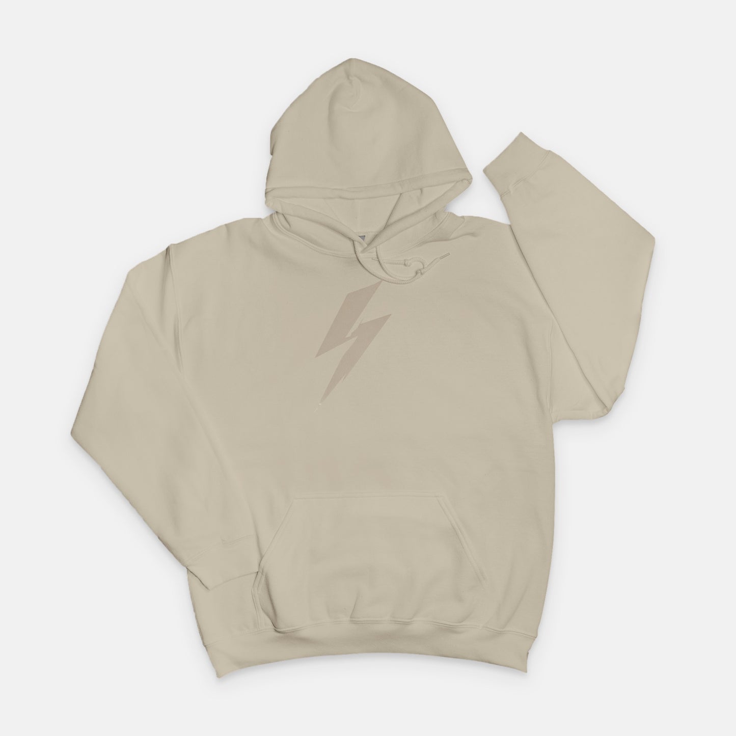FIRST PRESS - HUMAN EDITION - UNISEX SWEATSHIRT HOODIE - "Quiet Bolt"
