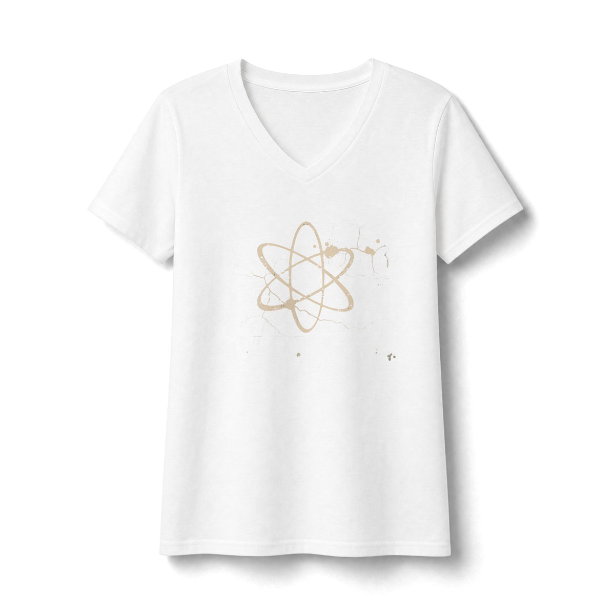FIRST PRESS - HUMAN EDITION - WOMEN'S V-NECK TEE - "Underground Physics"
