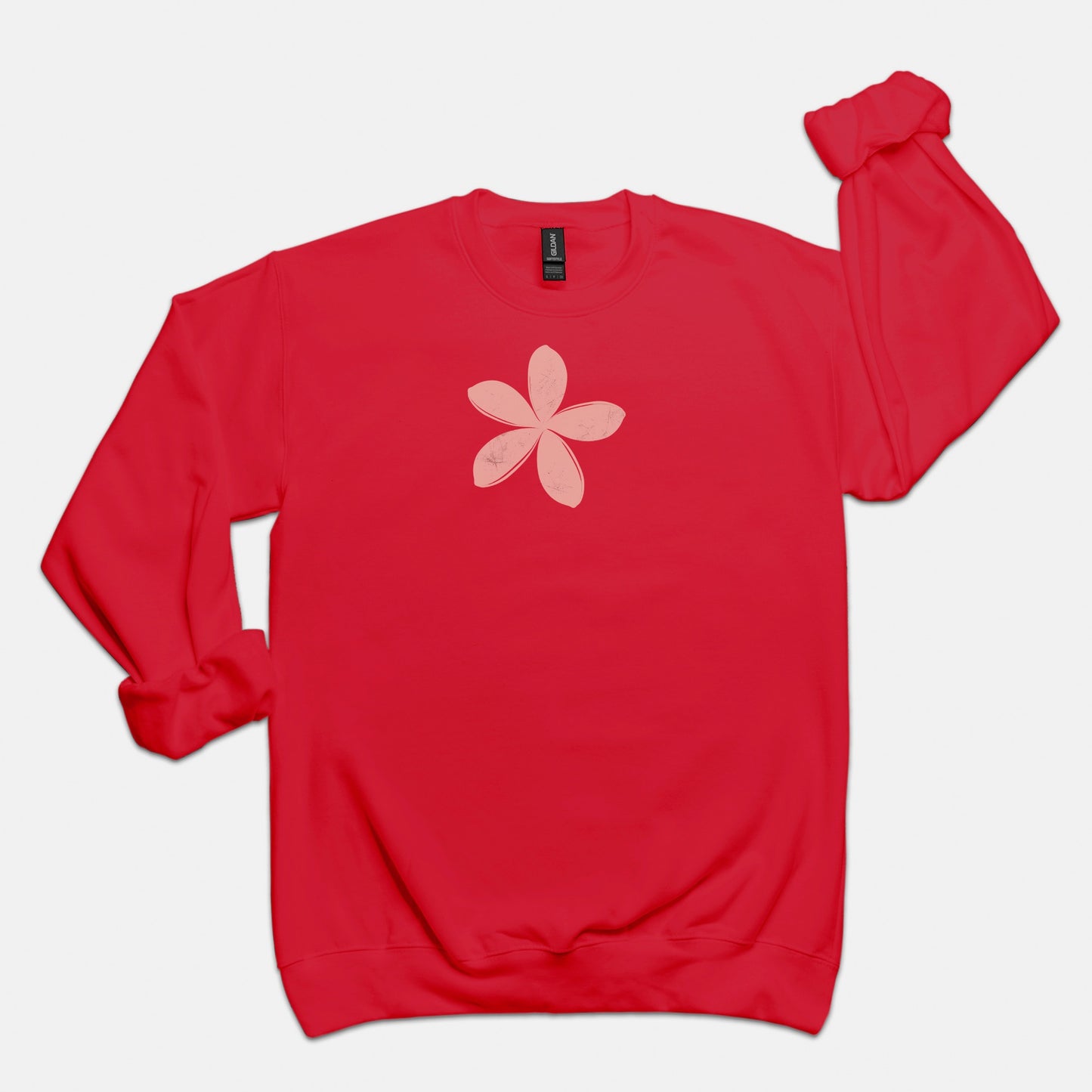 FIRST PRESS - HUMAN EDITION - UNISEX CREWNECK SWEATSHIRT - "Ghost Flower"