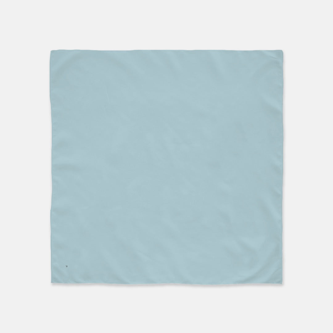FIRST PRESS - HUMAN EDITION - BANDANA SCARF - Light Greyish Blue