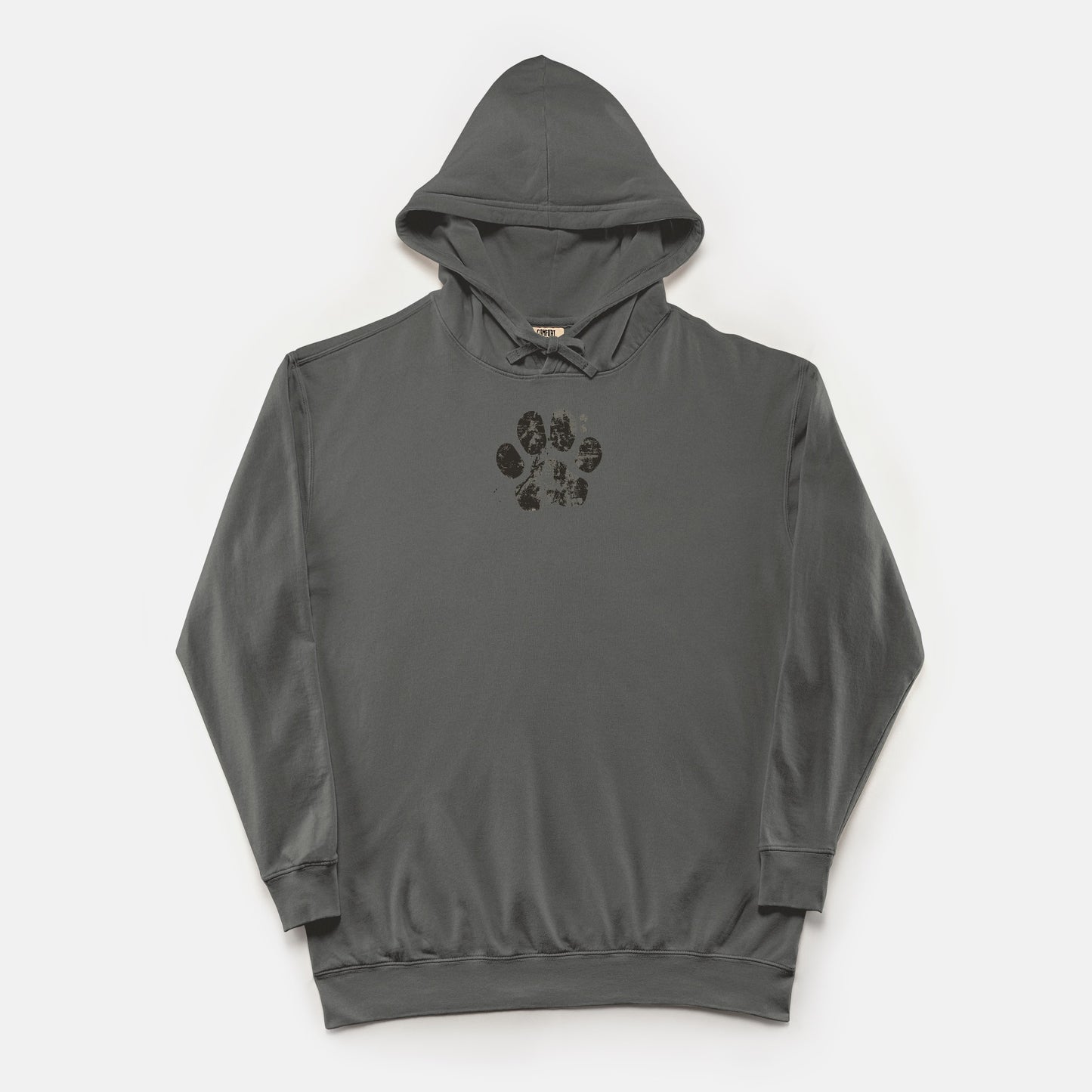 FIRST PRESS - HUMAN EDITION - UNISEX LIGHTWEIGHT HOODED SWEATSHIRT - "Pressed Paw"