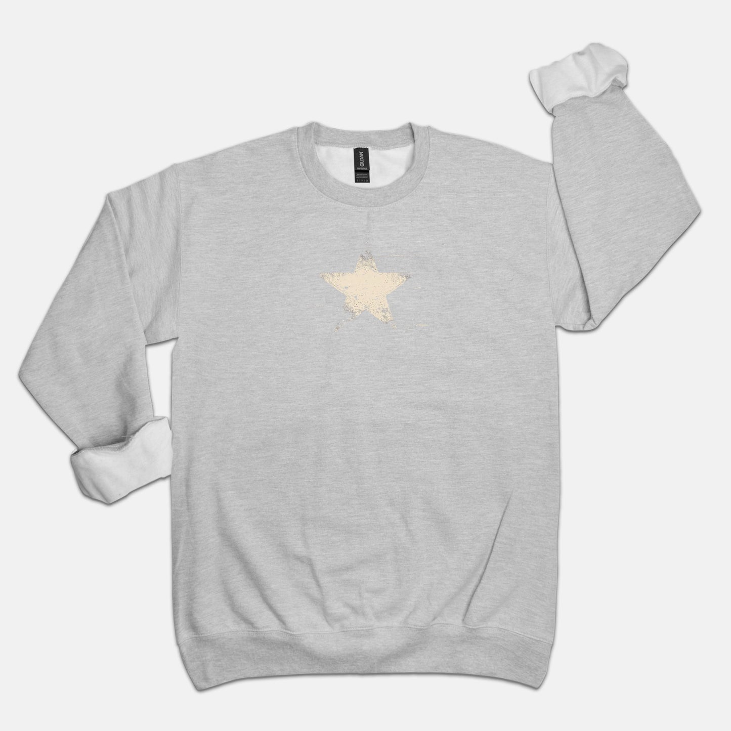 FIRST PRESS - HUMAN EDITION - UNISEX CREWNECK SWEATSHIRT - "Analog Star"
