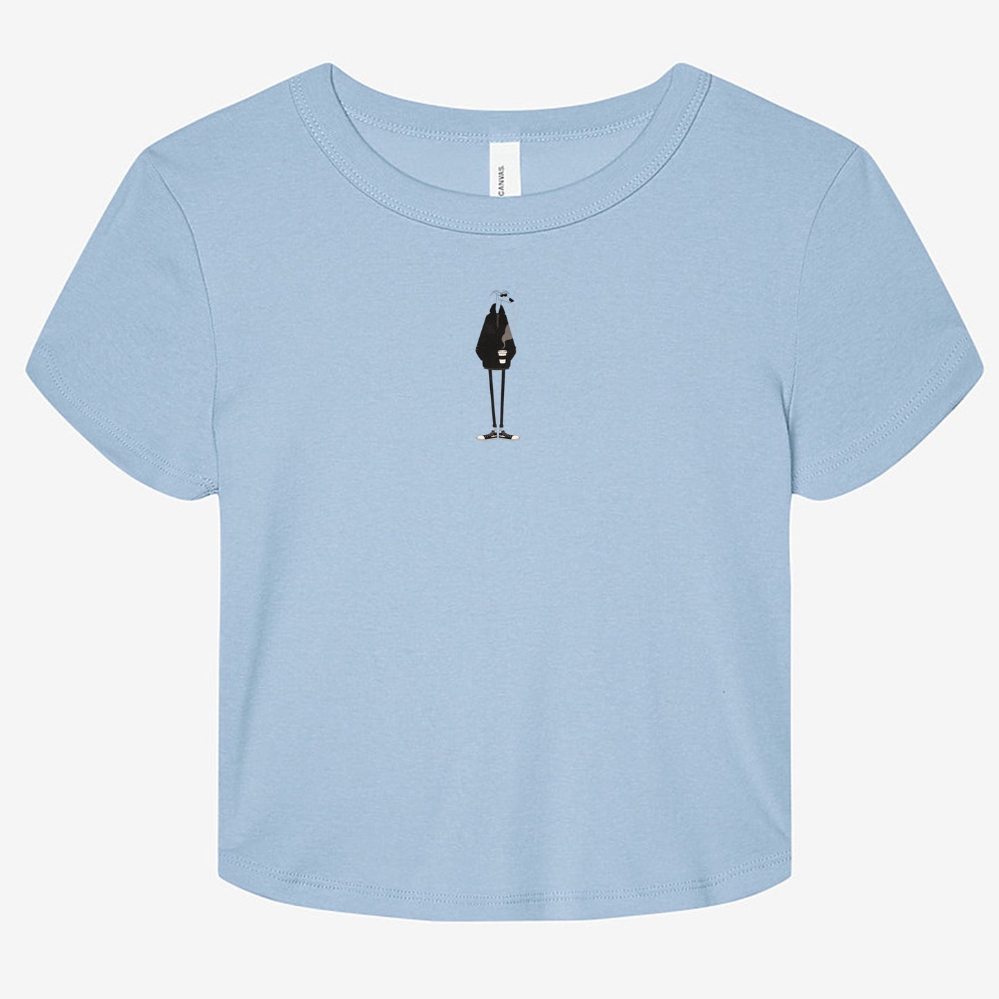 FIRST PRESS - HUMAN EDITION - WOMEN'S MICRO RIB BABY TEE - "Morning Pour"