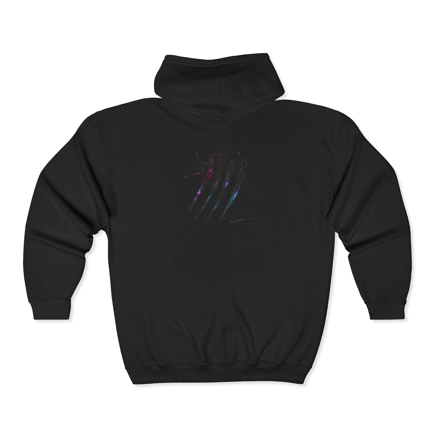 FIRST PRESS - HUMAN EDITION - UNISEX HEAVY BLEND™ ZIP HOODIE - "Cold Cat"