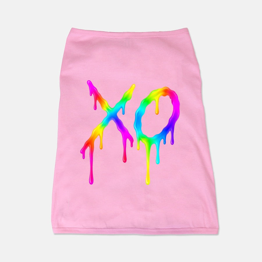 FIRST PRESS - PETS - TEES - "NEON XO"