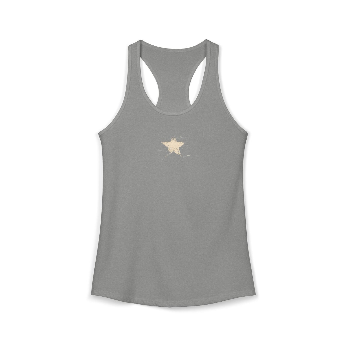 FIRST PRESS - HUMAN EDITION - WOMEN'S RACERBACK TANK TOP - "Analog Star"