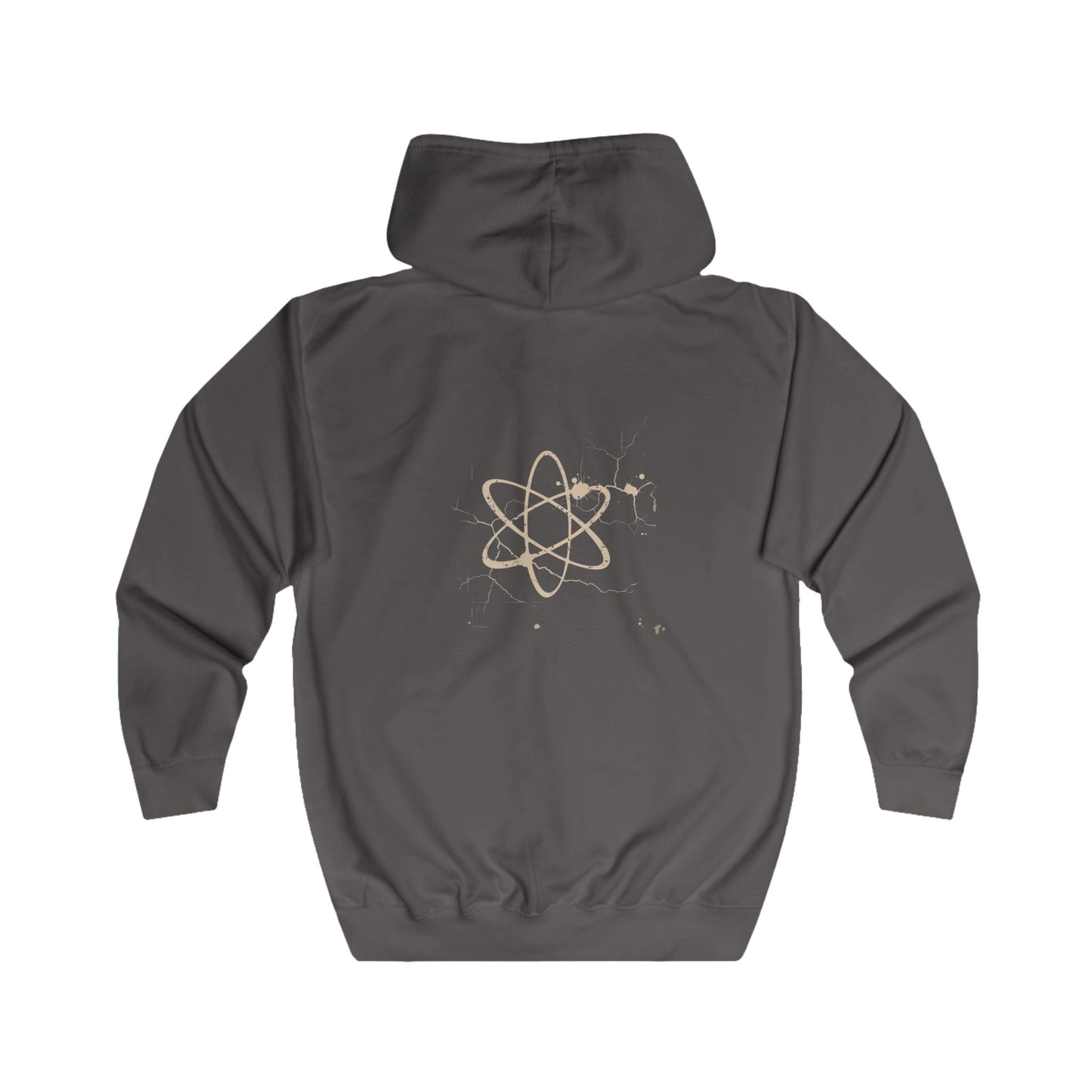 FIRST PRESS - HUMAN EDITION - UNISEX RELAXED ZIP HOODIE - "Underground Physics"