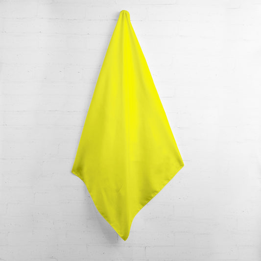FIRST PRESS - HUMAN EDITION - BANDANA SCARF - Neon Yellow
