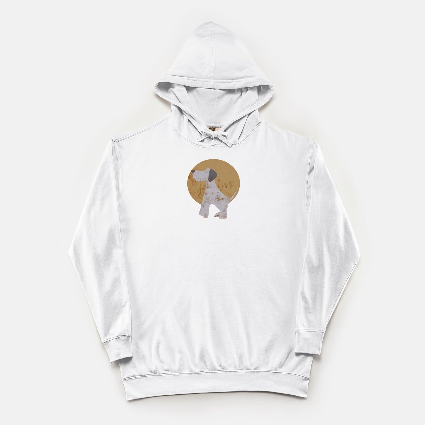 FIRST PRESS - HUMAN EDITION - UNISEX LIGHTWEIGHT HOODED SWEATSHIRT - "The Reading Room"