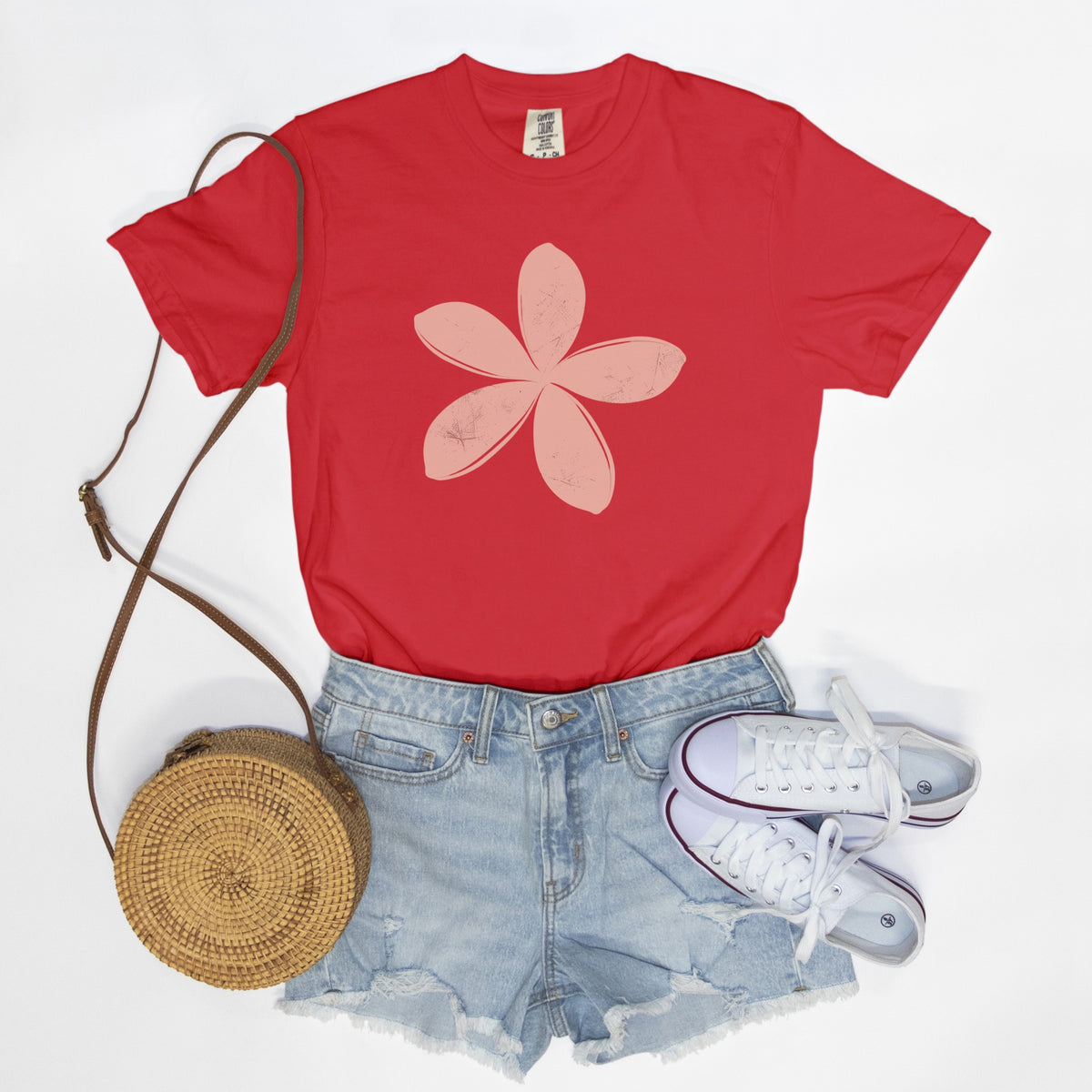 FIRST PRESS - HUMAN EDITION - UNISEX TEE - "Ghost Flower"
