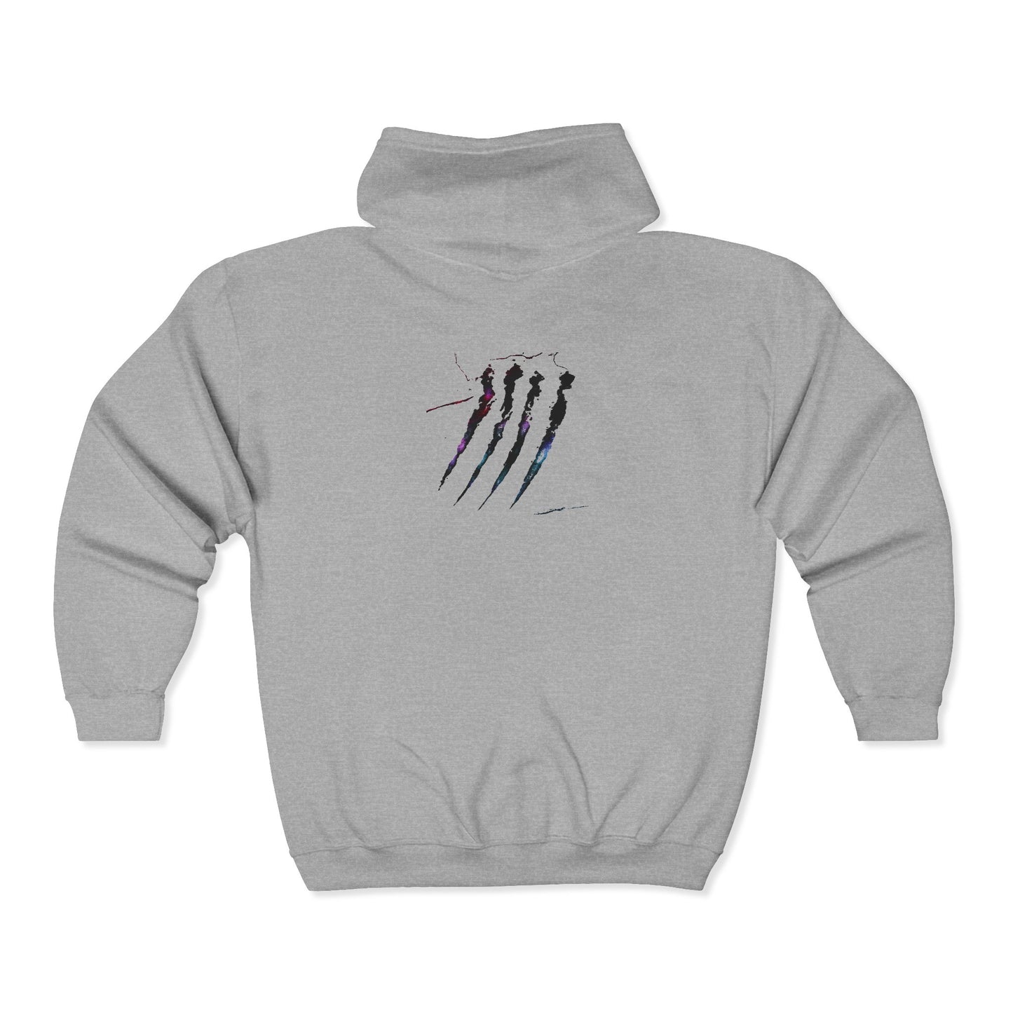 FIRST PRESS - HUMAN EDITION - UNISEX HEAVY BLEND™ ZIP HOODIE - "Cold Cat"