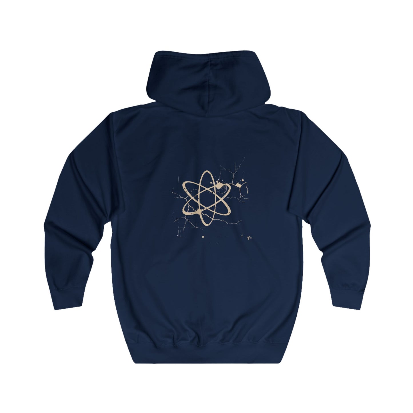 FIRST PRESS - HUMAN EDITION - UNISEX RELAXED ZIP HOODIE - "Underground Physics"