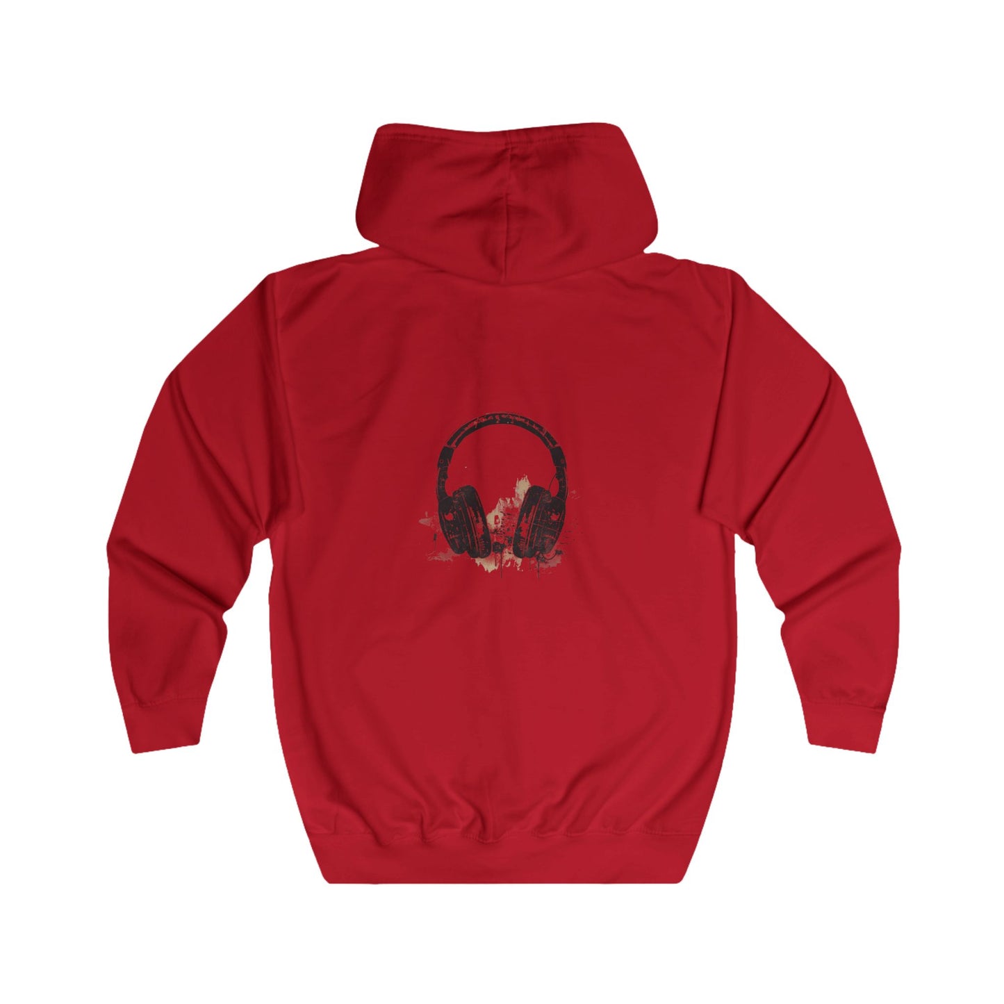 FIRST PRESS - HUMAN EDITION - UNISEX RELAXED ZIP HOODIE - "After Hours Headphones"