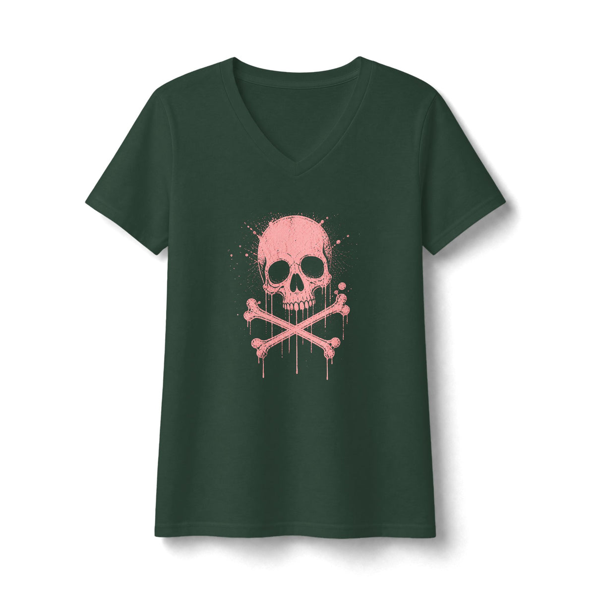 FIRST PRESS - HUMAN EDITION - WOMEN'S V-NECK TEE - "Sweet Surrender"