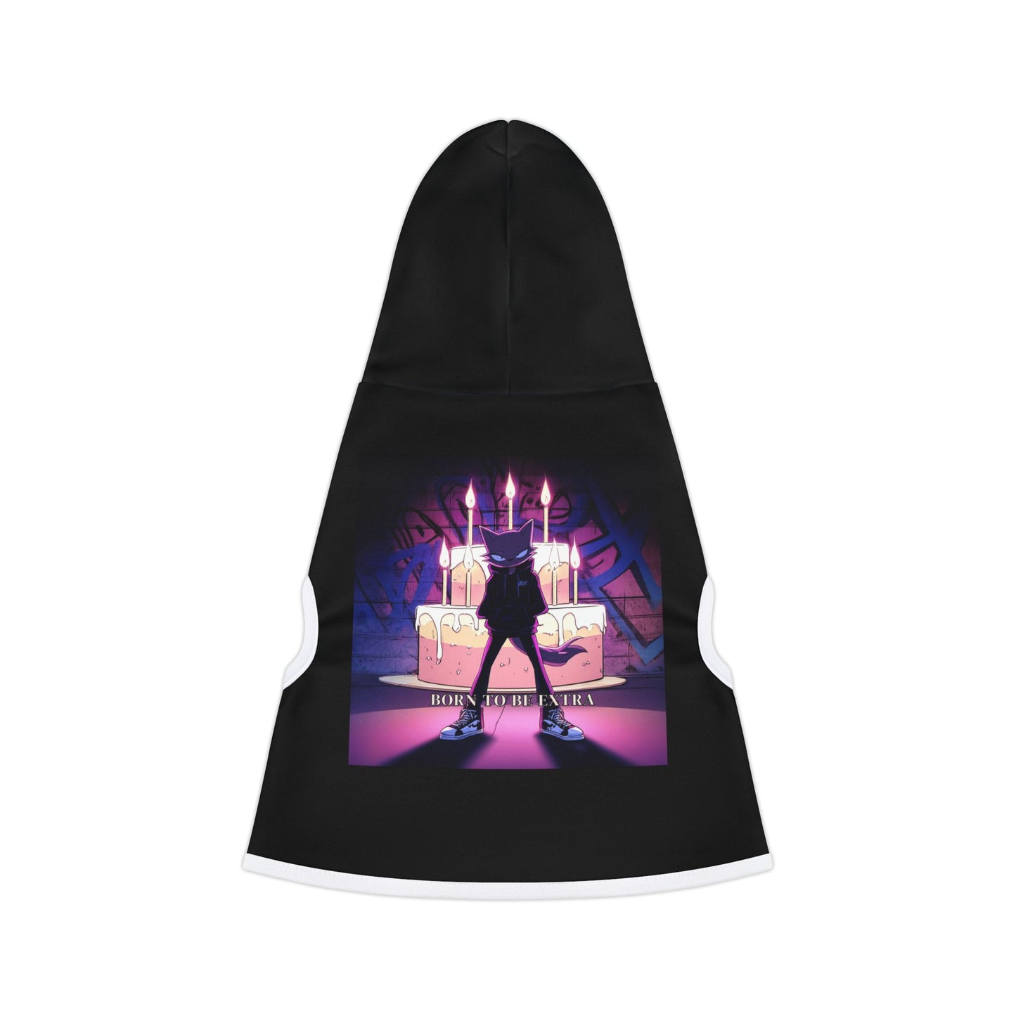 FIRST PRESS - BIRTHDAY DROP - "Born To Be Extra" - Cat Edition - Essential Lightweight Hoodie