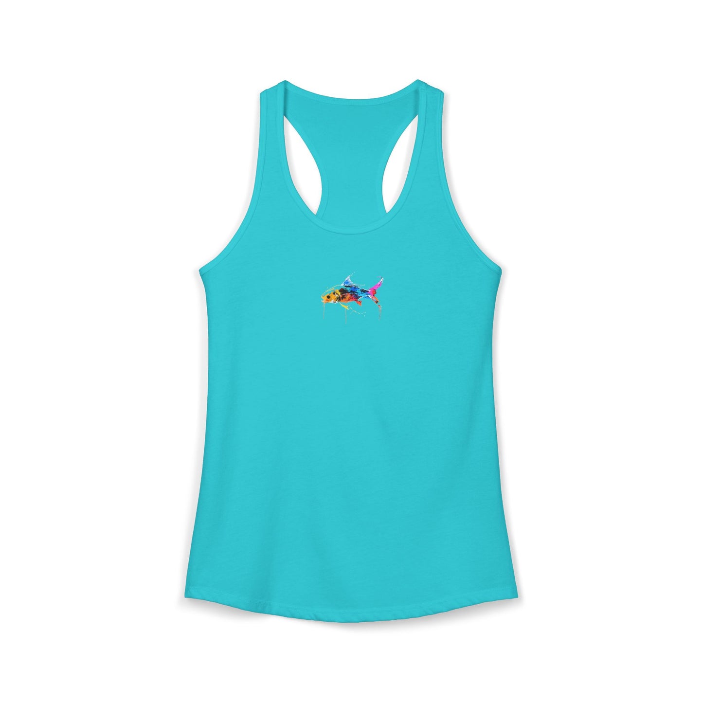 FIRST PRESS - HUMAN EDITION - WOMEN'S RACERBACK TANK TOP - "Wild Current"