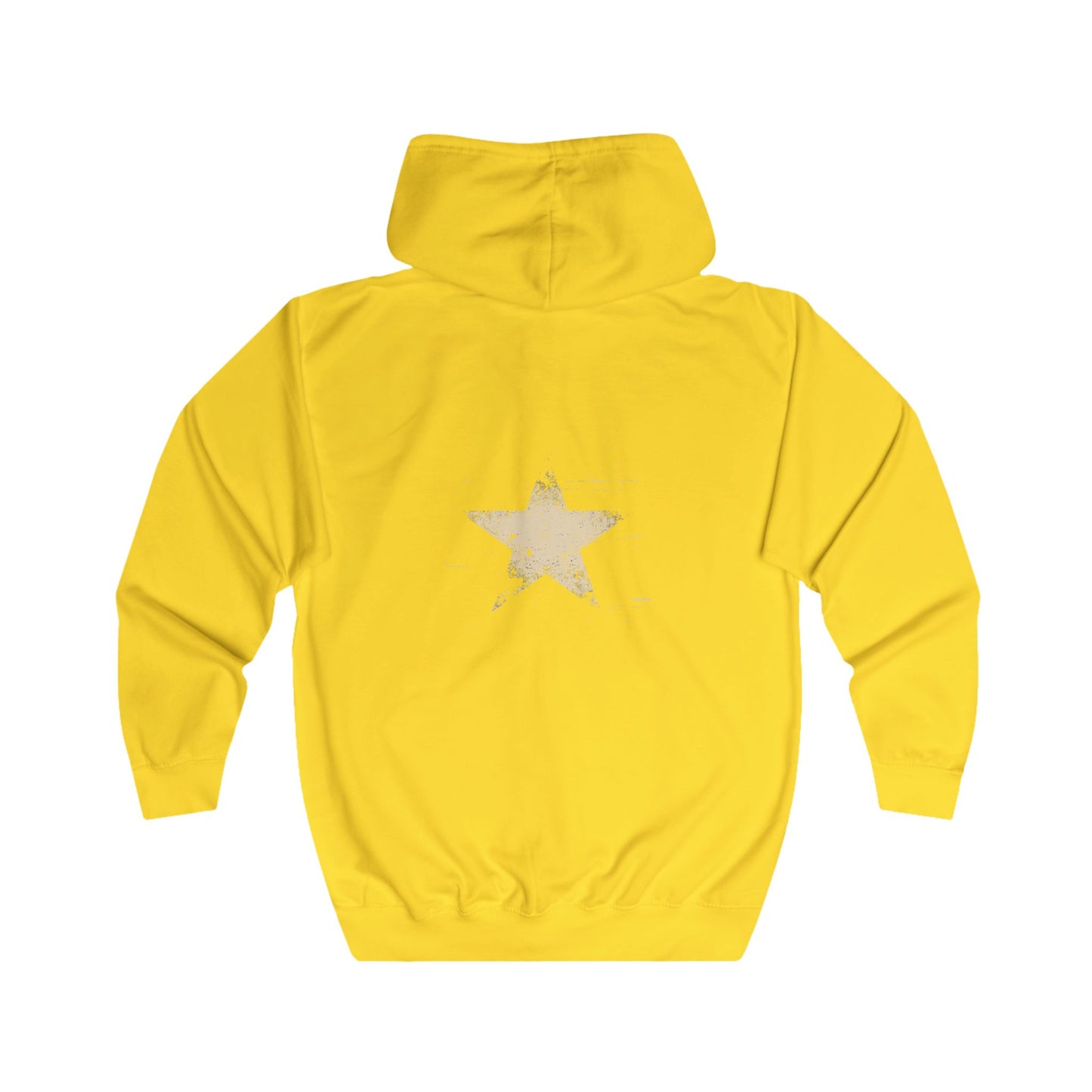 FIRST PRESS - HUMAN EDITION - UNISEX RELAXED ZIP HOODIE - "Analog Star"