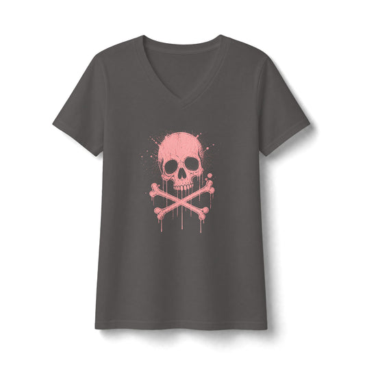 FIRST PRESS - HUMAN EDITION - WOMEN'S V-NECK TEE - "Sweet Surrender"