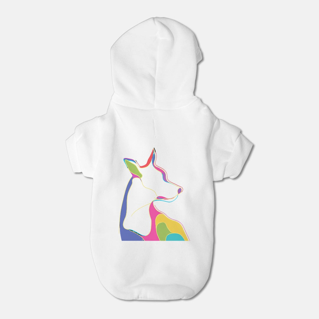 FIRST PRESS - PETS - Drawstring Luxury Hoodie - "Canine Flow"