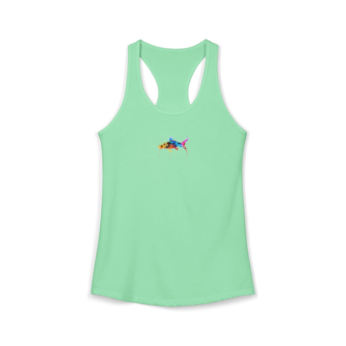 FIRST PRESS - HUMAN EDITION - WOMEN'S RACERBACK TANK TOP - "Wild Current"
