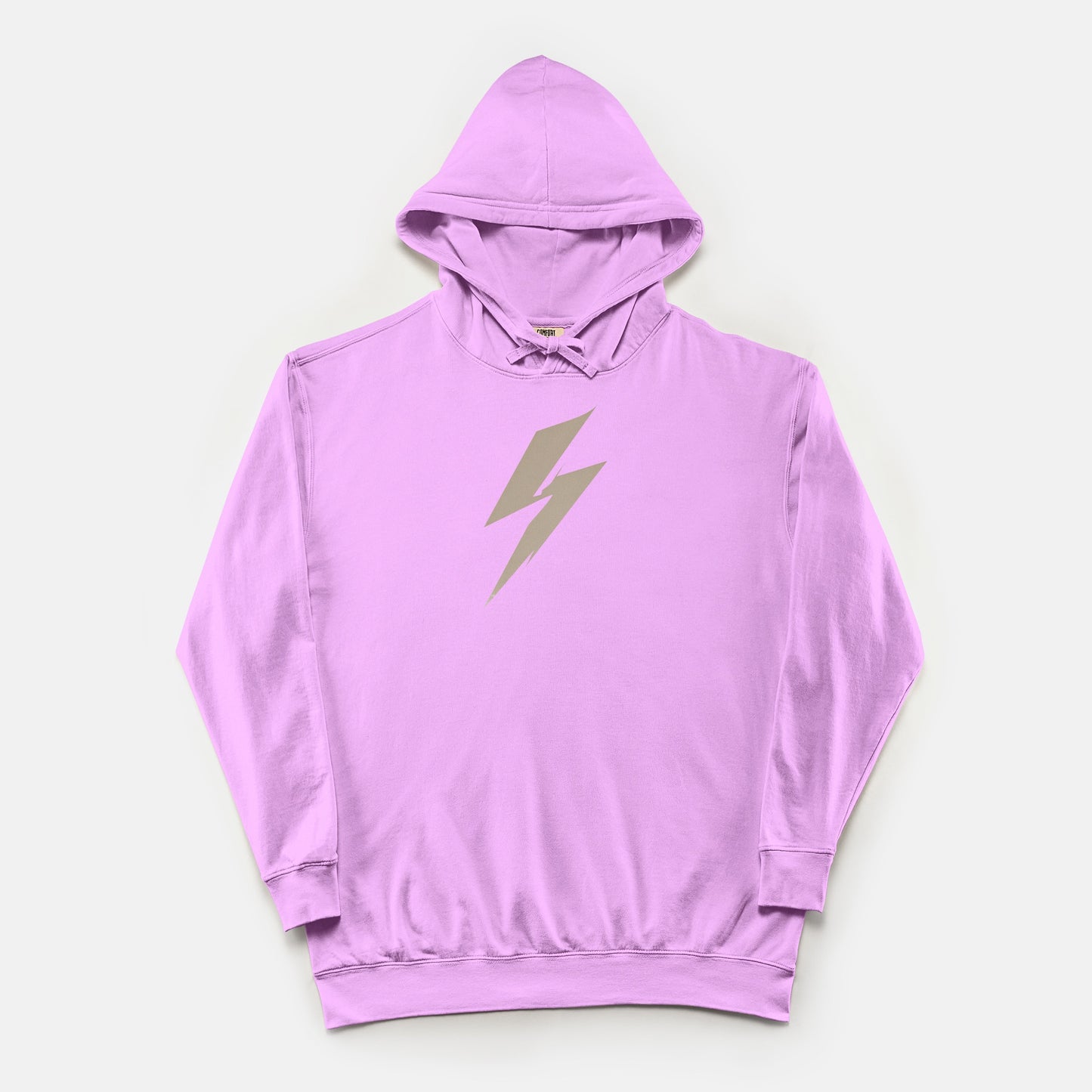 FIRST PRESS - HUMAN EDITION - UNISEX LIGHTWEIGHT HOODED SWEATSHIRT - "Quiet Bolt"