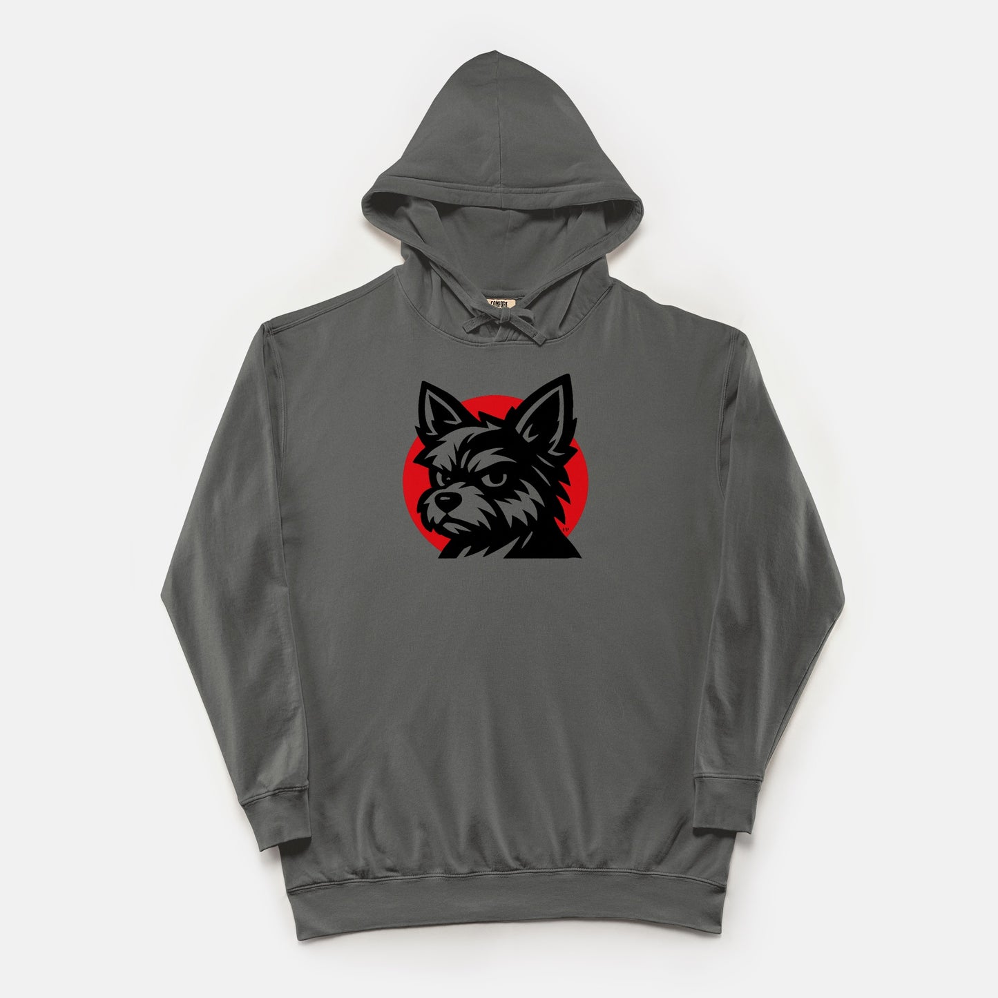 FIRST PRESS - HUMAN EDITION - UNISEX LIGHTWEIGHT HOODED SWEATSHIRT - "Urban Pup"