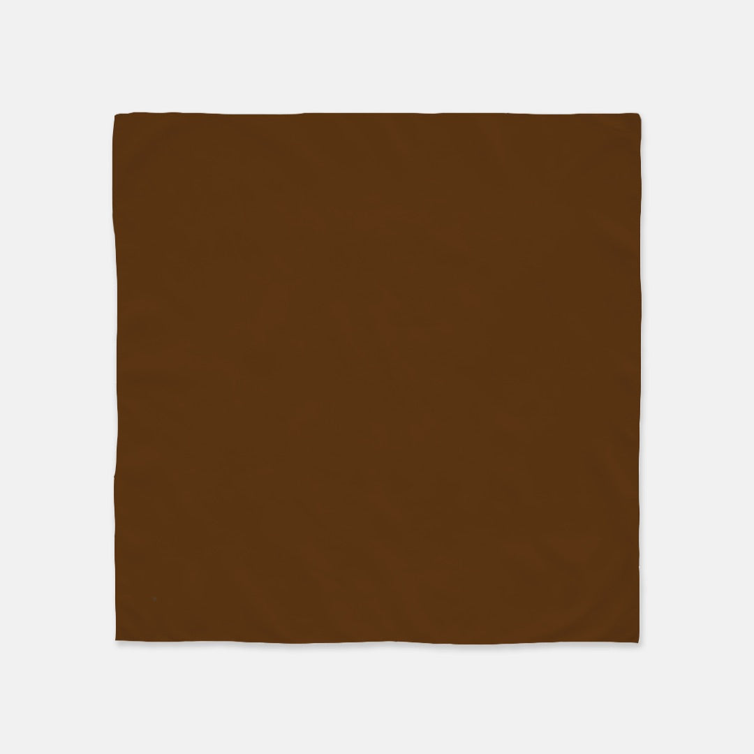 FIRST PRESS - HUMAN EDITION - BANDANA SCARF - Chocolate