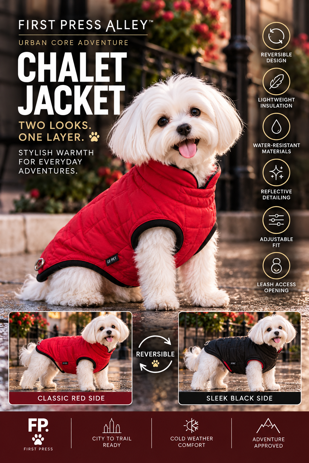 FIRST PRESS - PETS - URBAN CORE ADVENTURE COLLECTION - Chalet Jacket