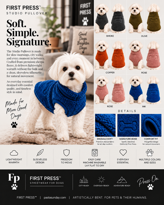 FIRST PRESS - PETS - URBAN CORE COLLECTION - Studio Pullover