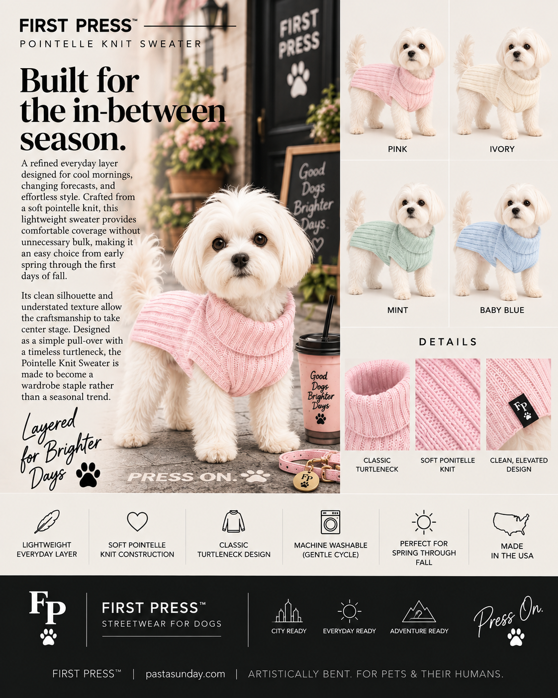 FIRST PRESS - PETS - URBAN CORE COLLECTION - Urban Core Knit