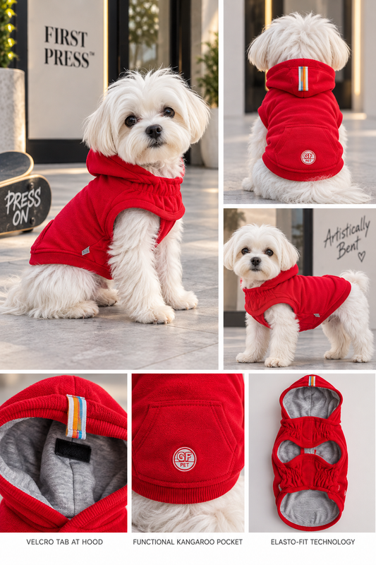 FIRST PRESS - PETS - URBAN CORE COLLECTION - First Press™ Urban Core Elasto-Fit Hoodie