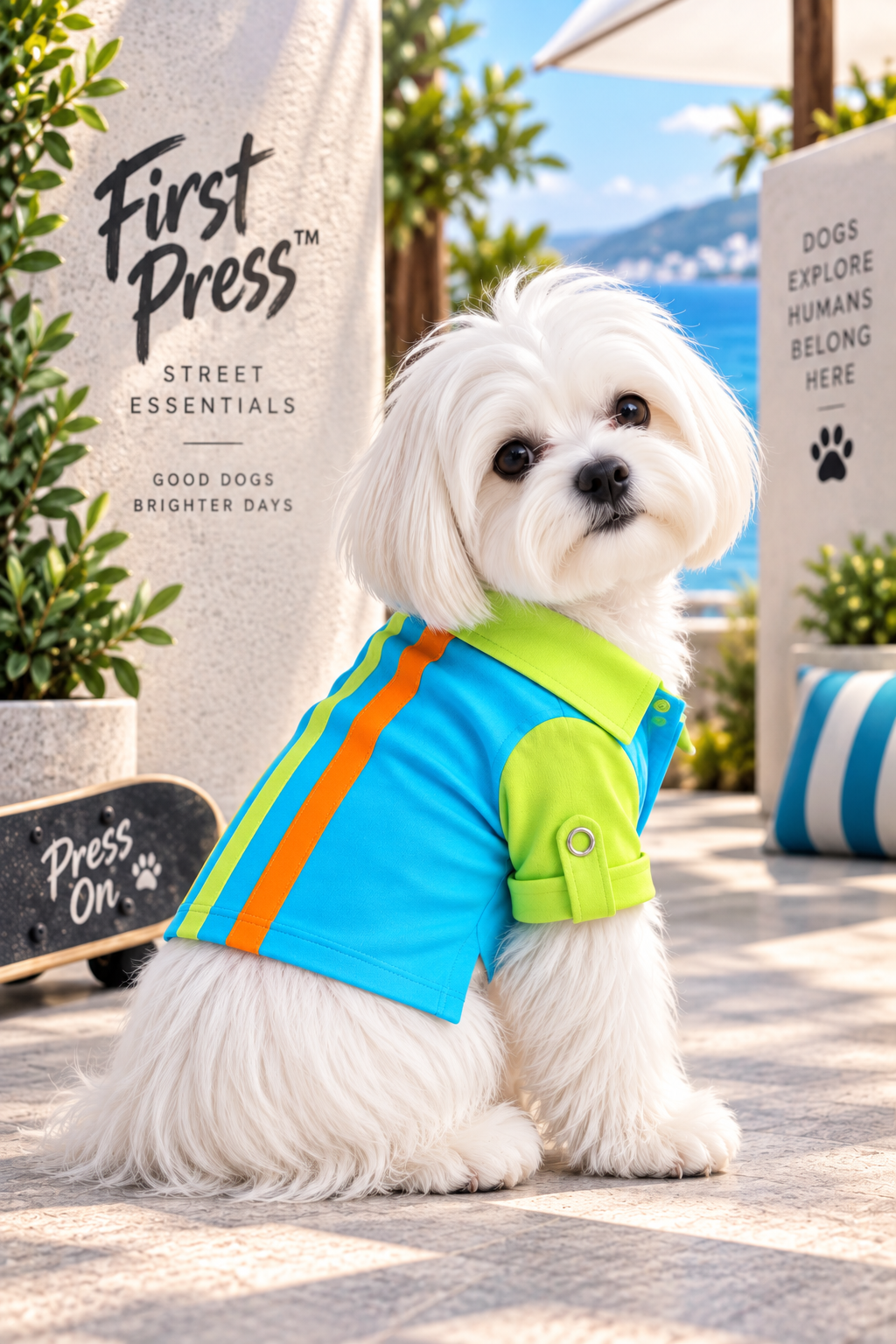 FIRST PRESS - PETS - STREET ESSENTIALS TEES + COLLARS - First Press™ Riviera Shirt