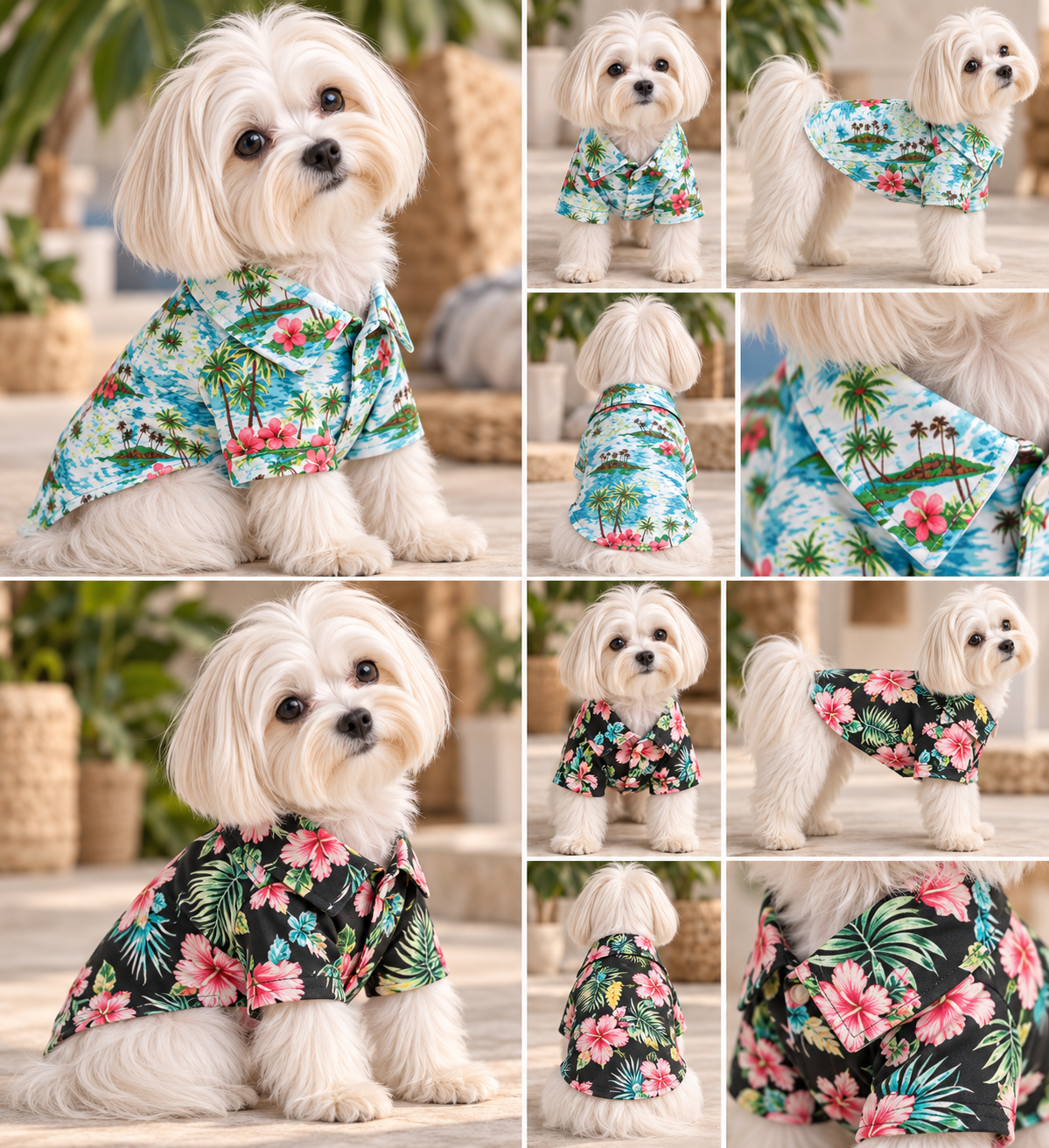 FIRST PRESS - PETS - STREET ESSENTIALS TEES + COLLARS - First Press™ Aloha Shirt