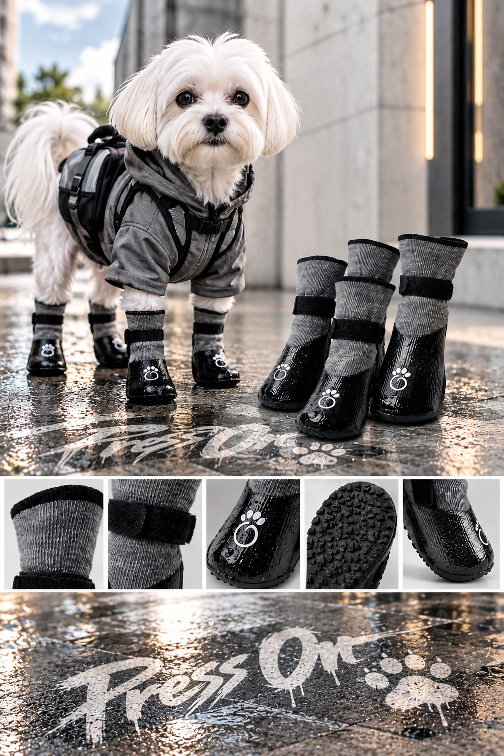 FIRST PRESS - PETS - STREET GEAR - First Press™ All-Terrain Sock Boots