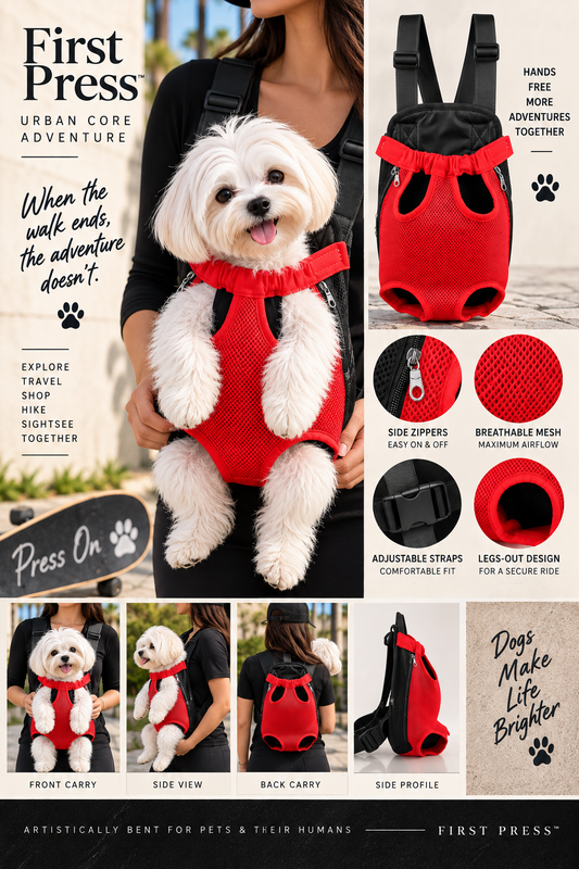FIRST PRESS - PETS - URBAN CORE ADVENTURE COLLECTION - First Press™ Urban Core Adventure Carrier