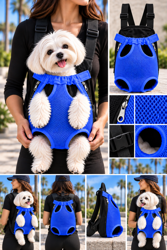 FIRST PRESS - PETS - URBAN CORE ADVENTURE COLLECTION - First Press™ Urban Core Adventure Carrier Blue