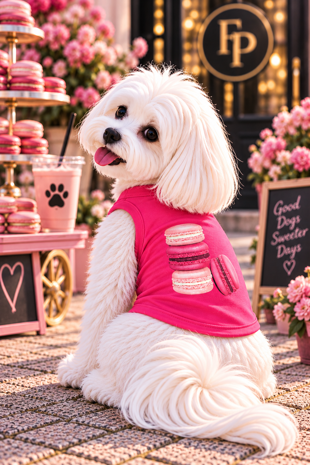 FIRST PRESS - PETS - STREET ESSENTIALS TEES + COLLARS - First Press™ Macaron Social Tee
